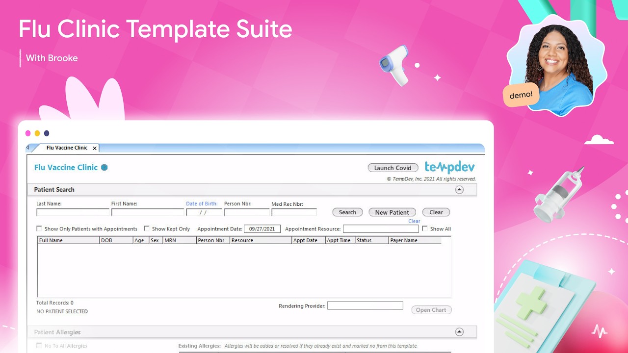 Flu Clinic Template Suite