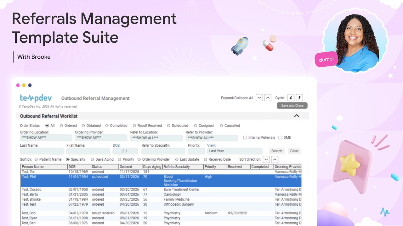 Referrals Management Template Suite